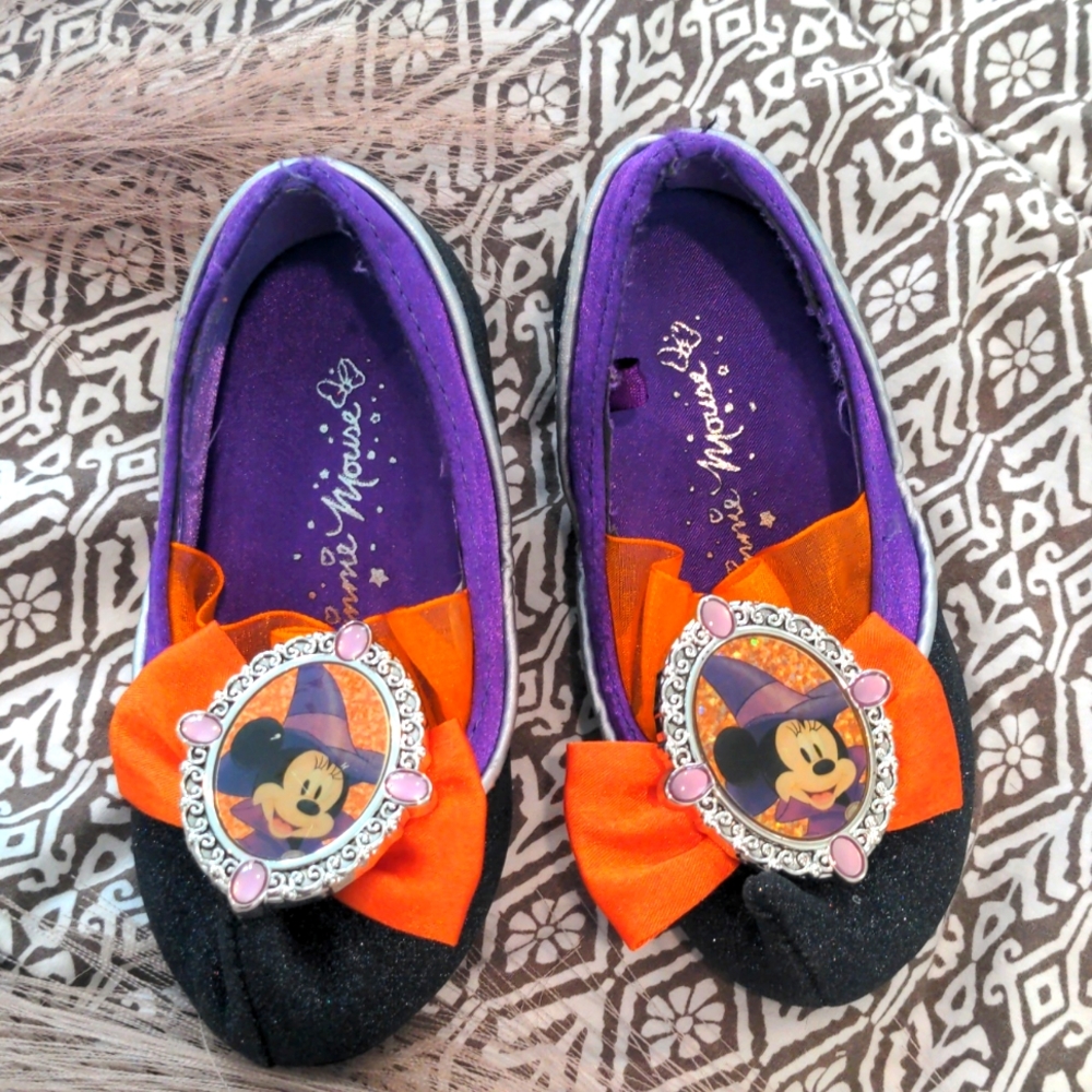 Minnie Mouse Witch Halloween Play Shoes